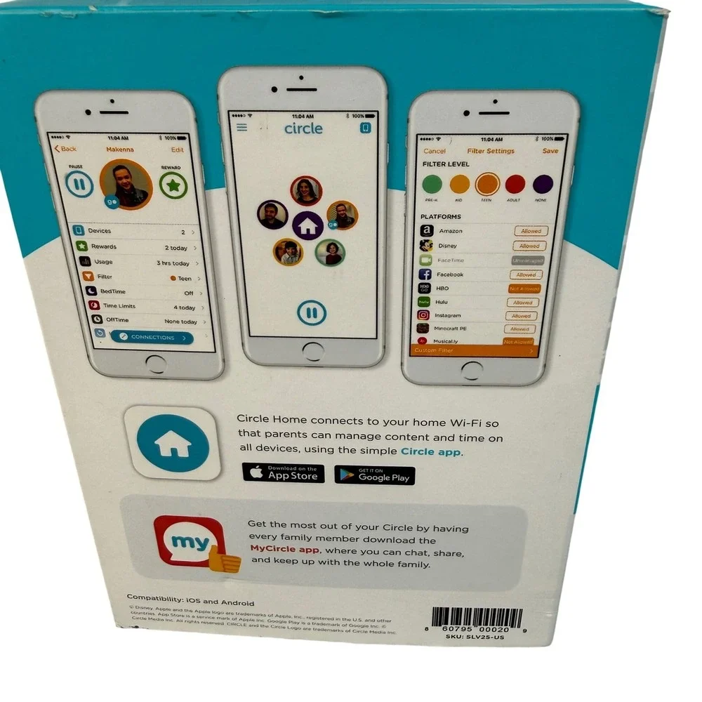 Circle with‎ Disney Home Smart Family Internet Monitor Parental Control SLV25-US - Picture 10 of 12